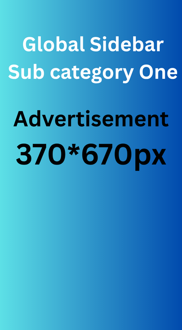 Sub Category Global Sidebar One